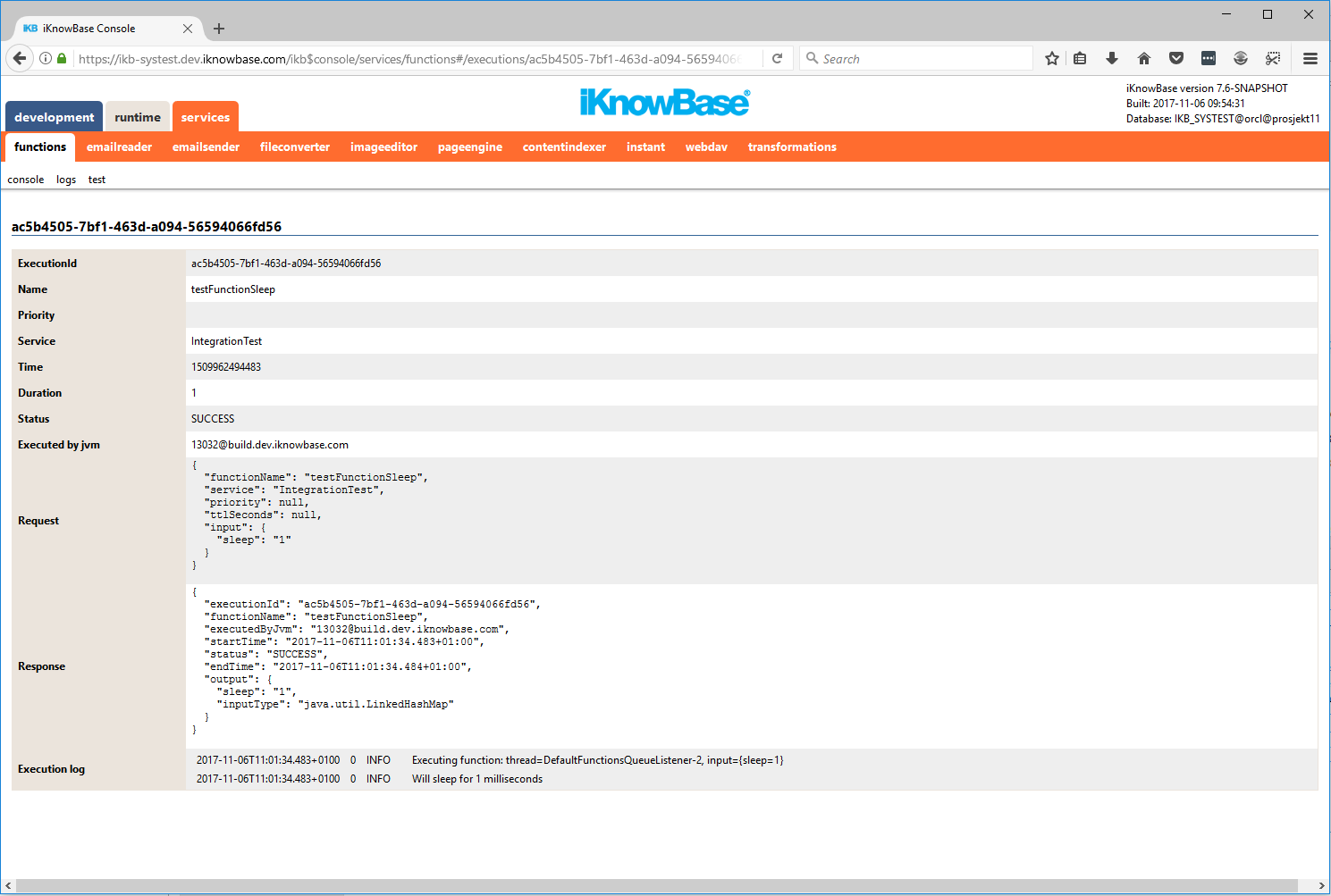 FunctionsConsoleLogDetails